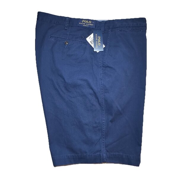 Polo Ralph Lauren Mens Big & Tall 44B Navy Classic Fit 10" Shorts 100% Cotton - Picture 1 of 9